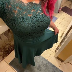 Green Retro Style Dress